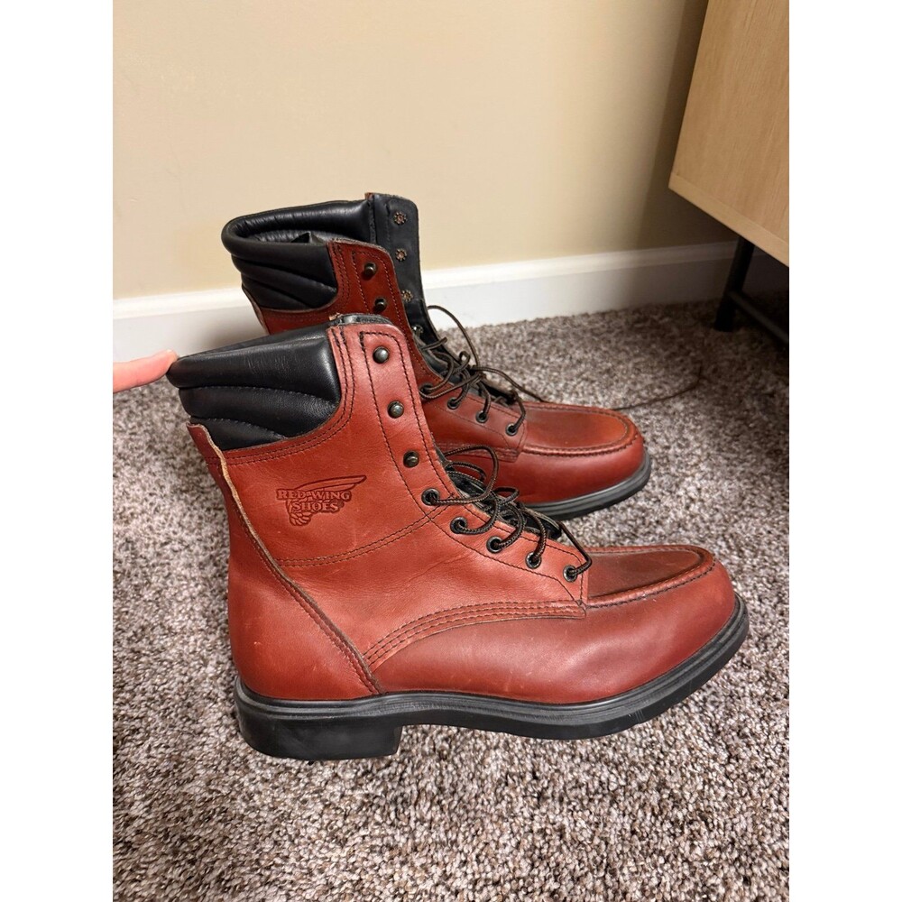 Red Wing 402 Supersole 8" Work Boots Mens 11.5D Made in USA